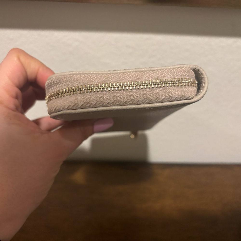 Furla Beige Textured Wallet - Picture 8 of 16